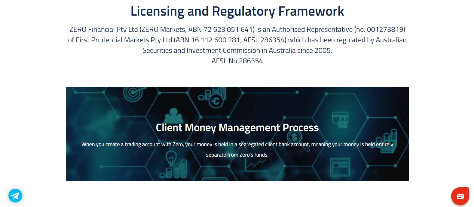 ZERO Markets authorized rep of First Prudential